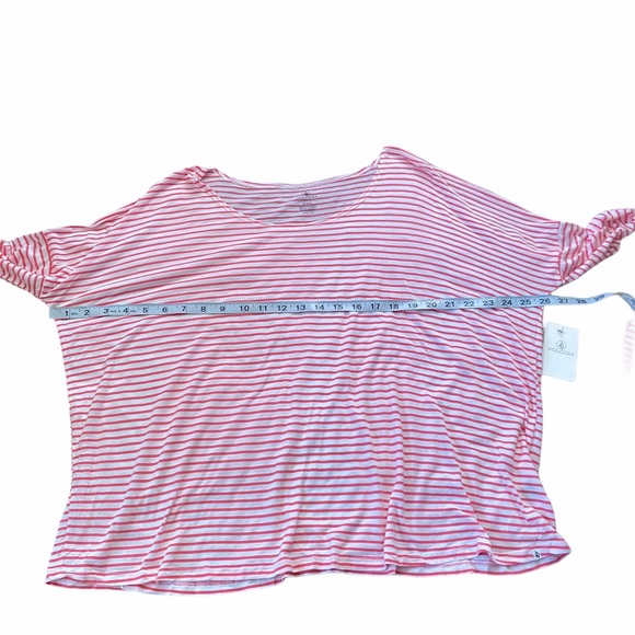 NWT Volcom Pink & White Long Sleeve Shirt - Picture 6 of 8